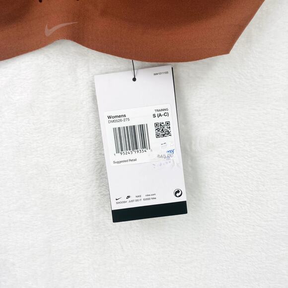 Nike Alate Sports Bra Size Small A/C Minimalist Low Support Padded Copper NWT - Picture 6 of 11